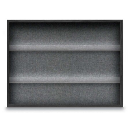 United Visual Products Outdoor Enclosed Combo Board, 48"x36", White Frame/Green & Cobalt UVCB4836ODW-GREEN-COBACC